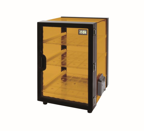 DAIHAN® 33 Lit UV-védett, Auto-Dry PMMA exszikkátor, álló és fekvő kivitelben, ~25% RH